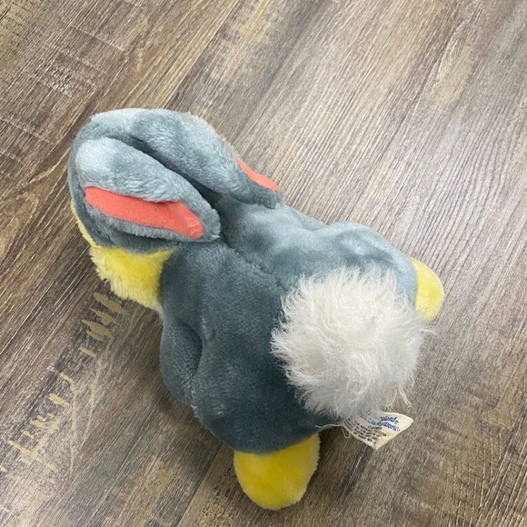 Disney Bambi Thumper Plush Disneyland Walt Disney World Gray Yellow 8" Rabbit - Picture 7 of 8